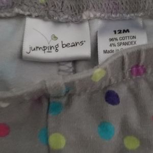 12M Grey Multi Polka Dotted Bottoms